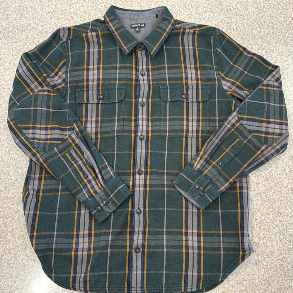 Toad&Co Green Plaid Casual Button Down Shirt